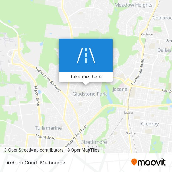 Ardoch Court map
