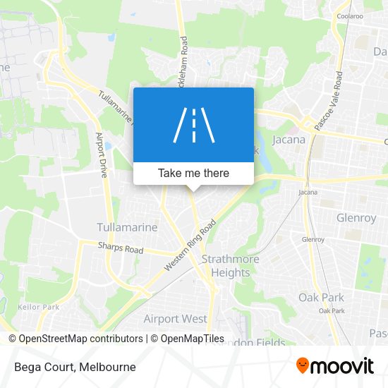 Bega Court map
