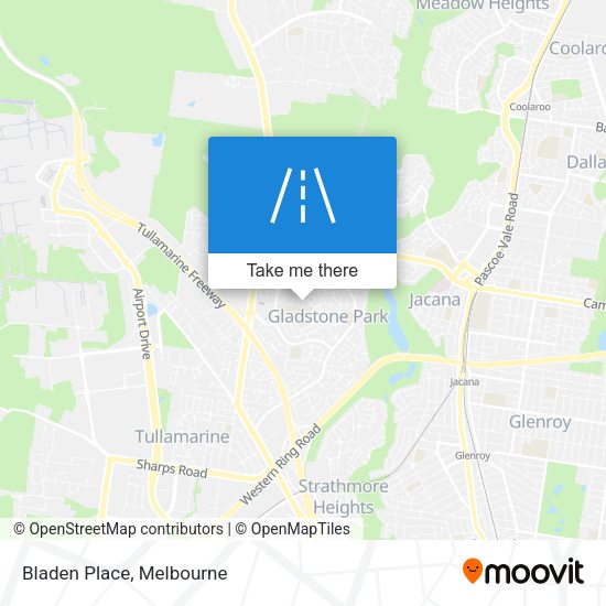 Bladen Place map