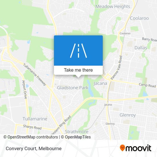 Convery Court map