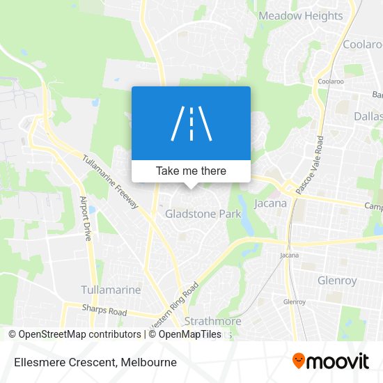 Ellesmere Crescent map