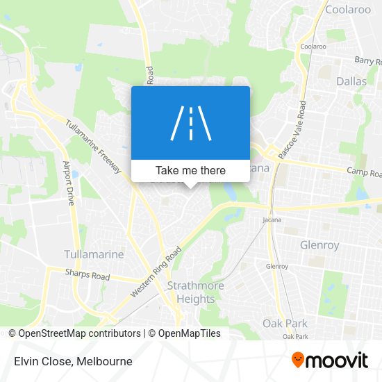 Elvin Close map