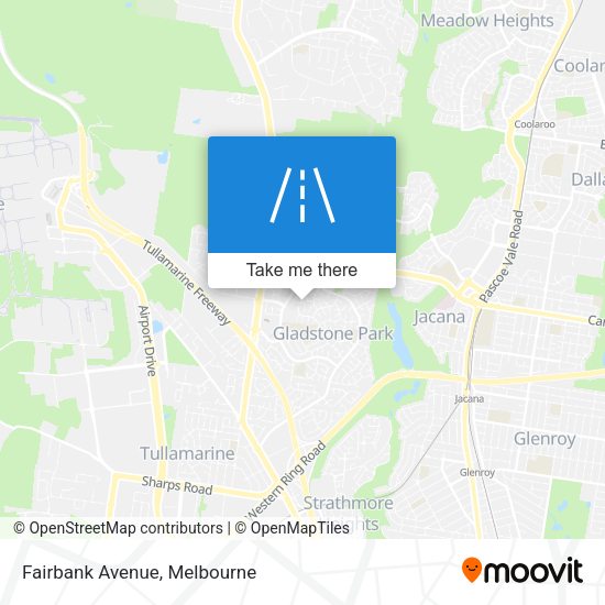 Fairbank Avenue map