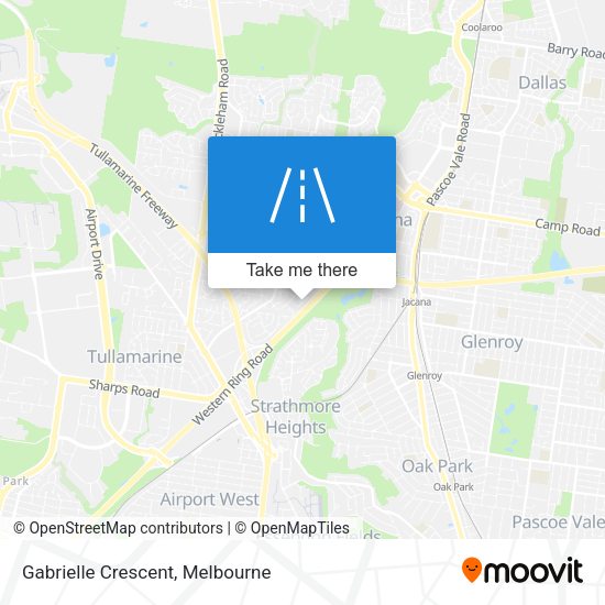 Gabrielle Crescent map