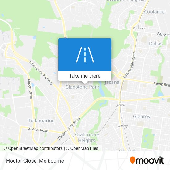 Hoctor Close map