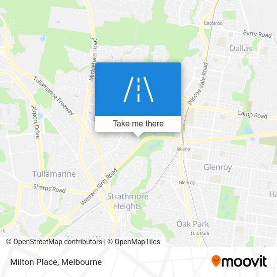 Milton Place map