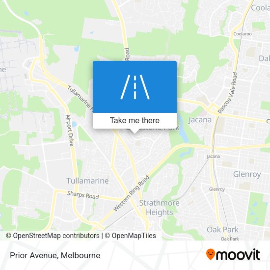 Prior Avenue map