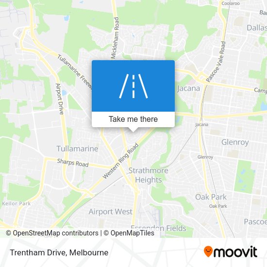 Trentham Drive map