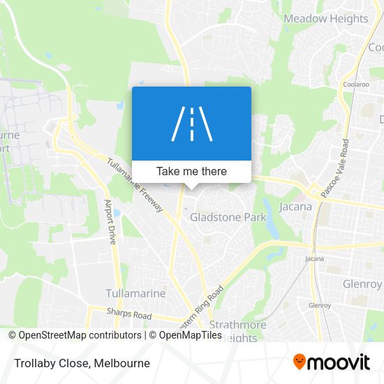 Trollaby Close map