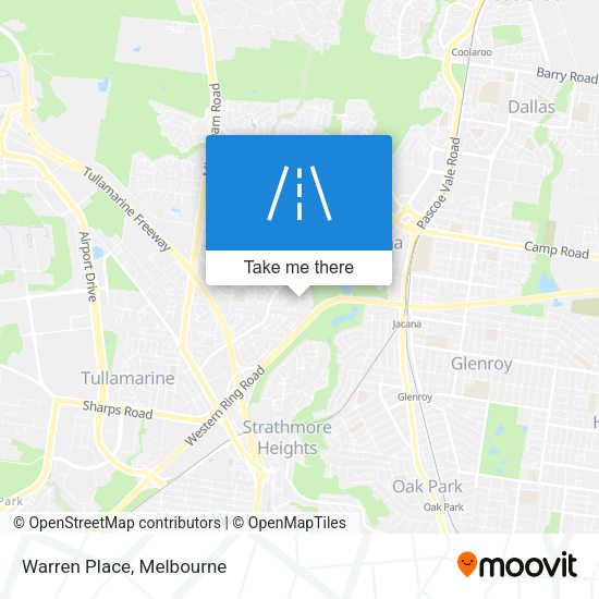 Warren Place map