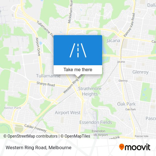 Western Ring Road map