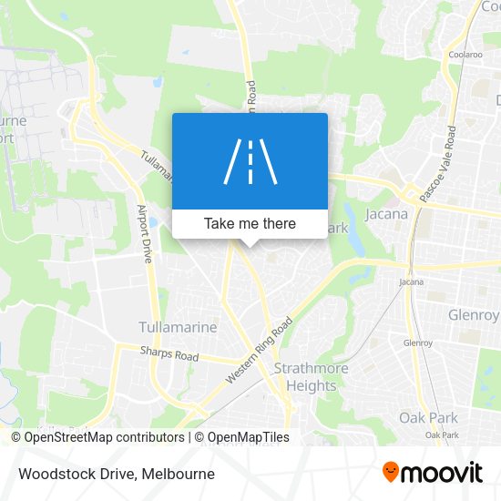 Woodstock Drive map