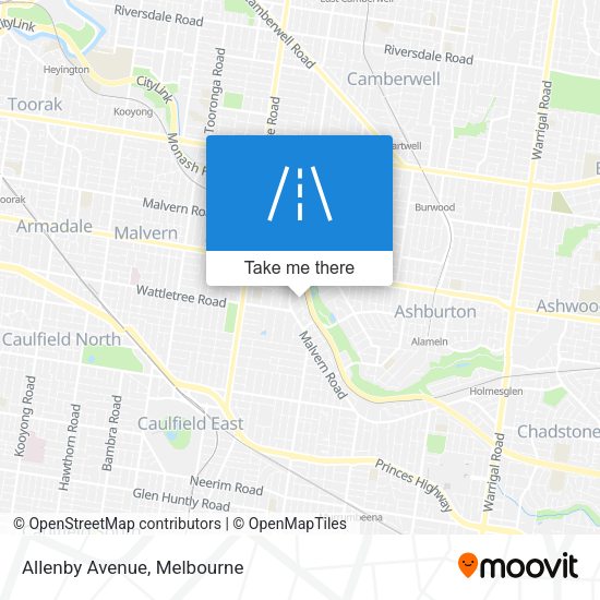 Allenby Avenue map