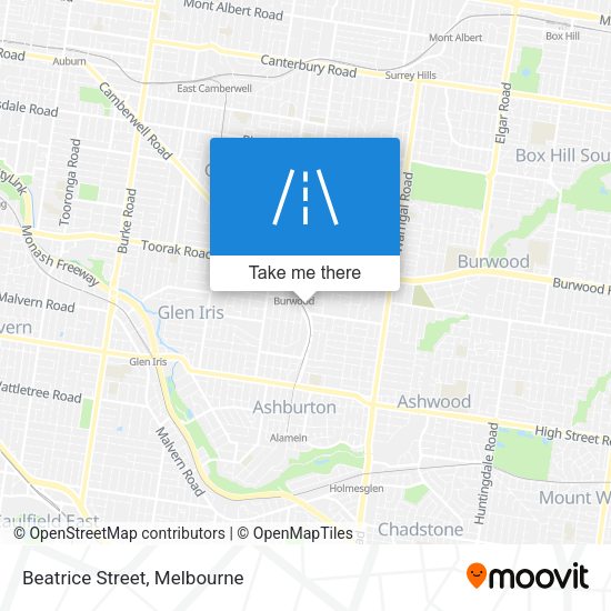 Beatrice Street map
