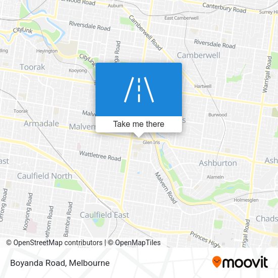 Boyanda Road map