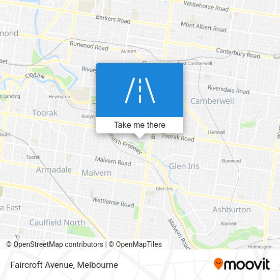 Faircroft Avenue map