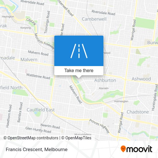 Francis Crescent map