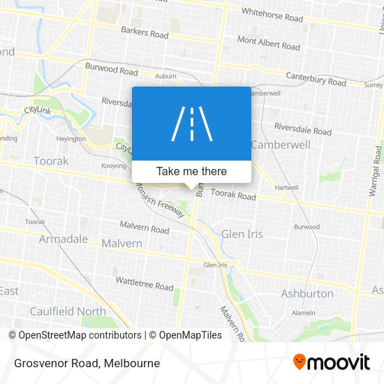 Grosvenor Road map