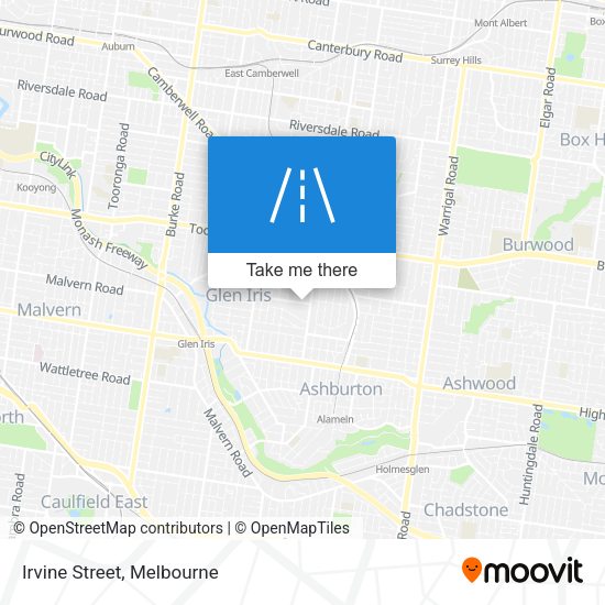 Irvine Street map