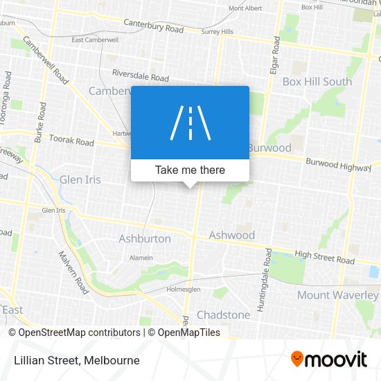 Lillian Street map