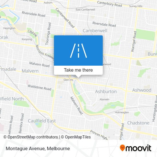 Montague Avenue map