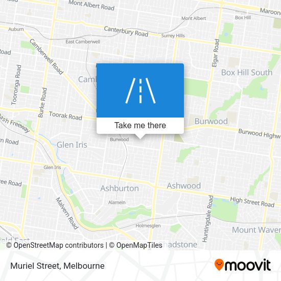 Muriel Street map