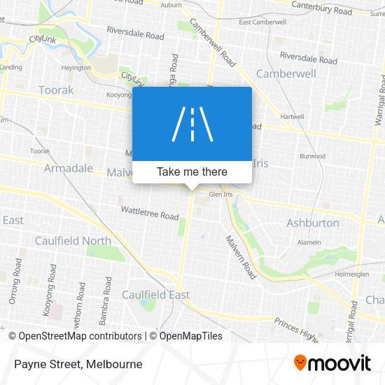 Payne Street map