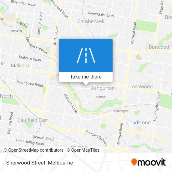 Sherwood Street map