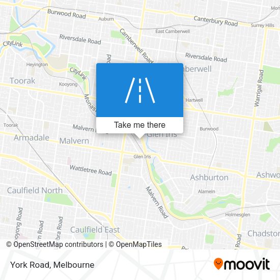 York Road map