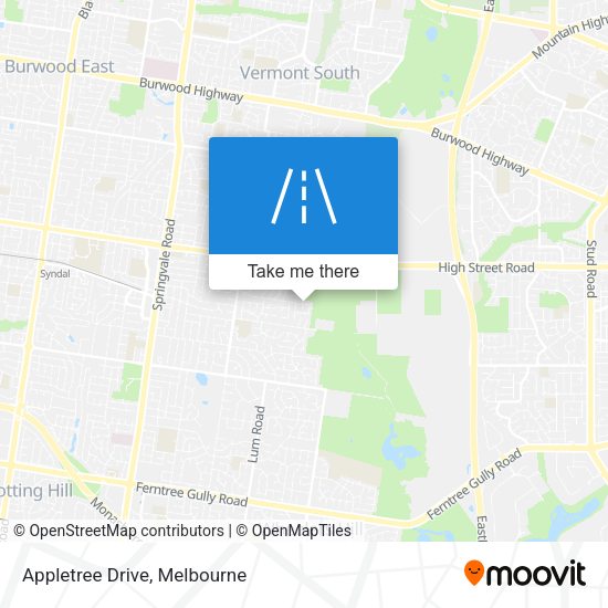 Appletree Drive map