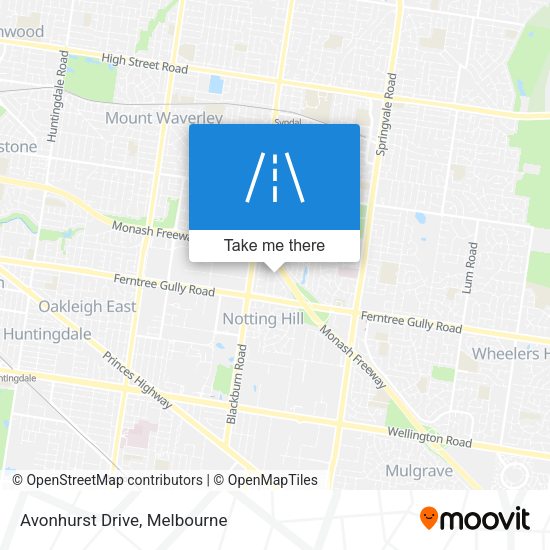 Avonhurst Drive map