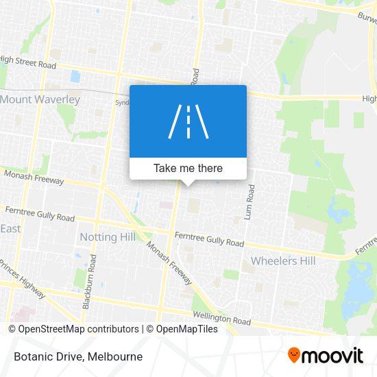 Botanic Drive map