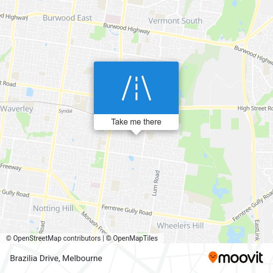 Brazilia Drive map