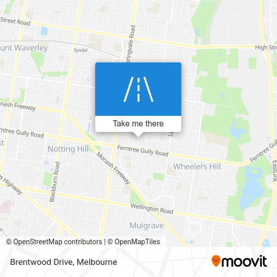 Brentwood Drive map