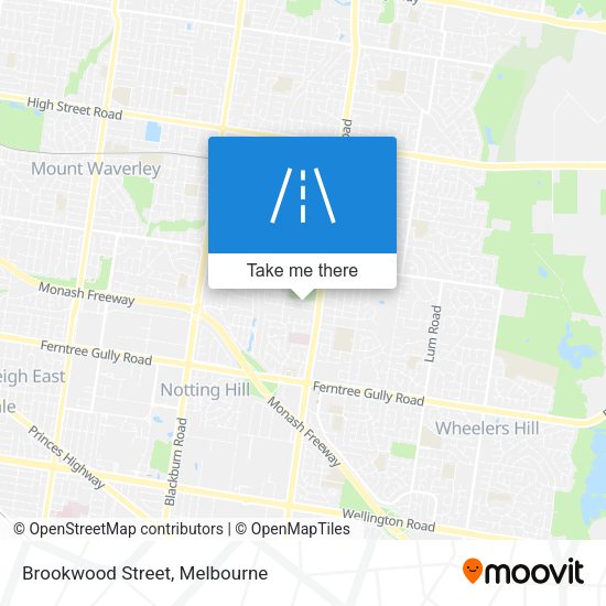 Brookwood Street map