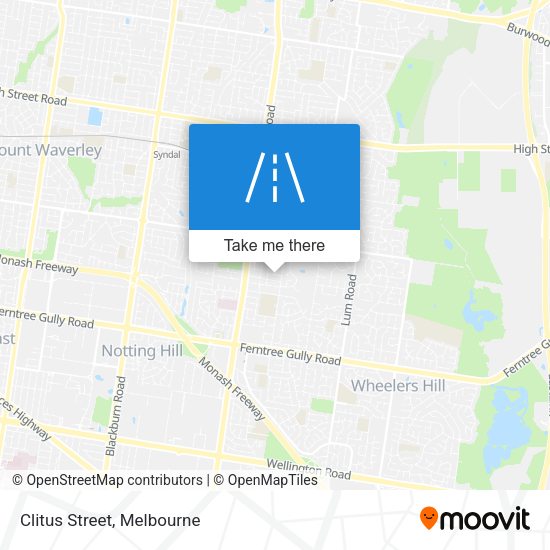 Clitus Street map