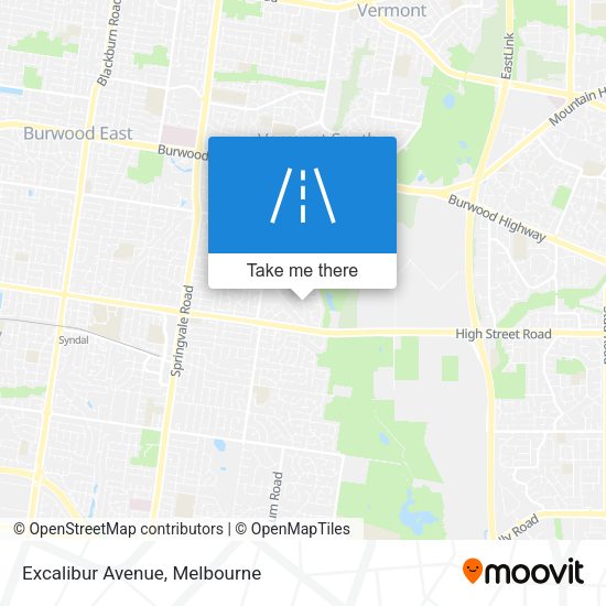 Excalibur Avenue map