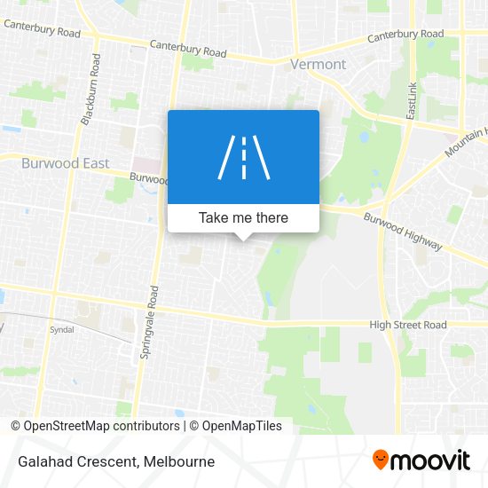 Galahad Crescent map