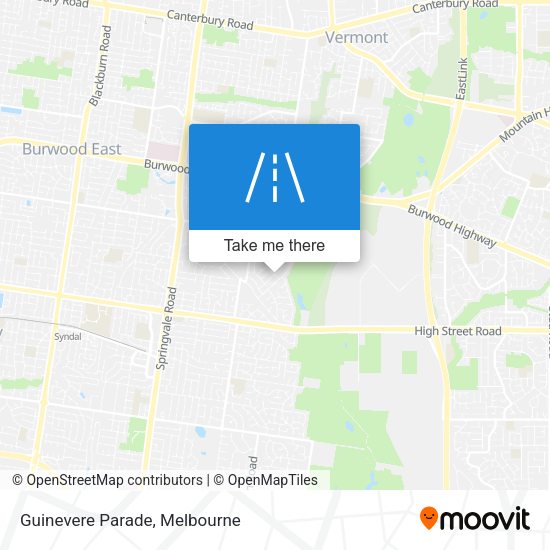 Guinevere Parade map