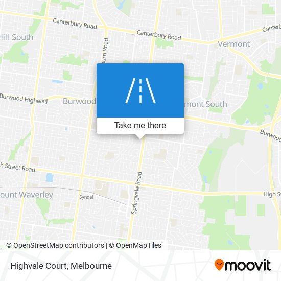 Highvale Court map