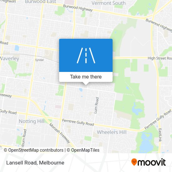 Lansell Road map
