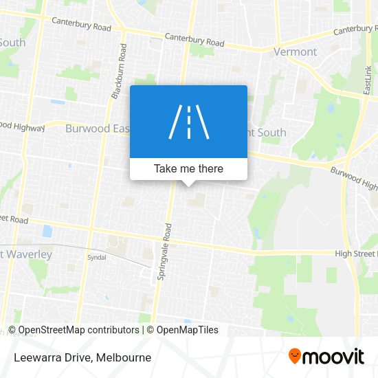 Leewarra Drive map