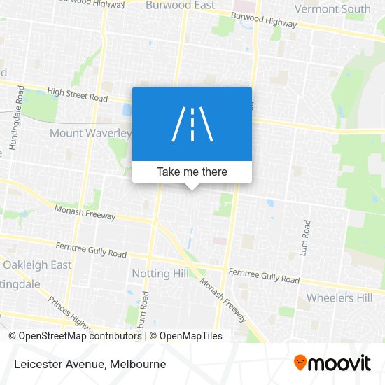 Leicester Avenue map