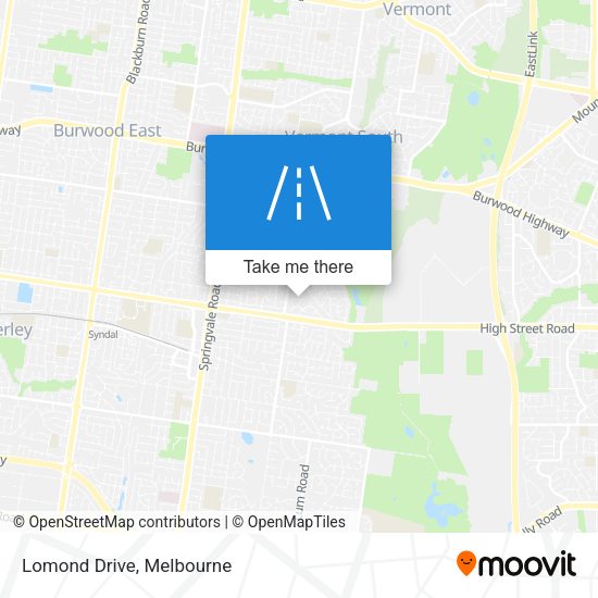 Lomond Drive map