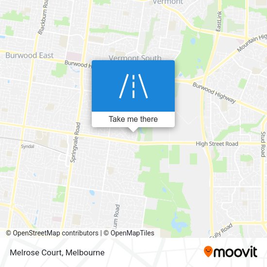 Melrose Court map