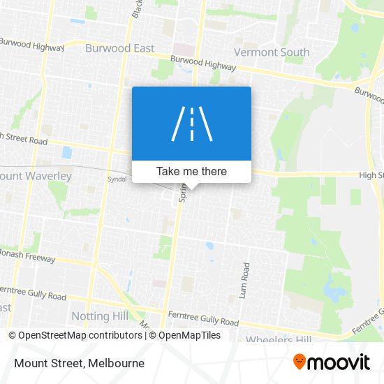 Mount Street map