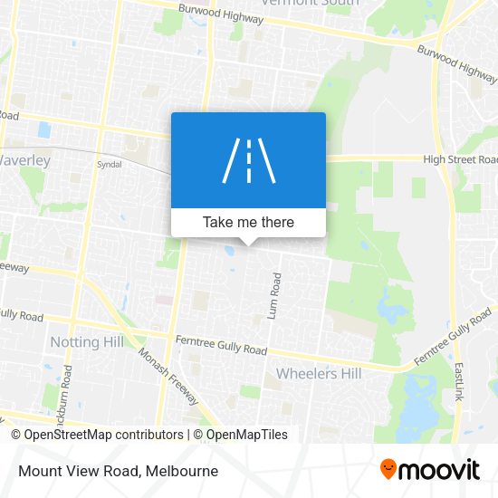 Mount View Road map