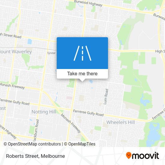 Roberts Street map