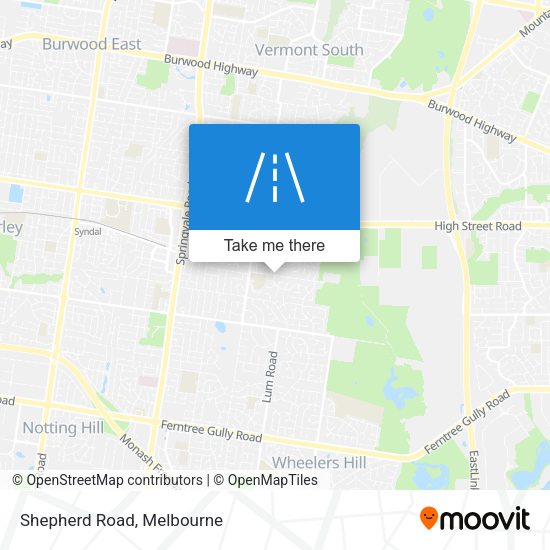 Shepherd Road map