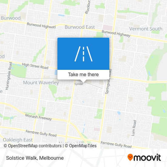 Solstice Walk map